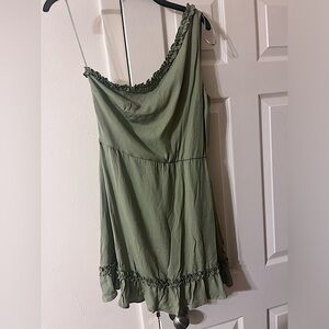 Off the Shoulder Sage Dress